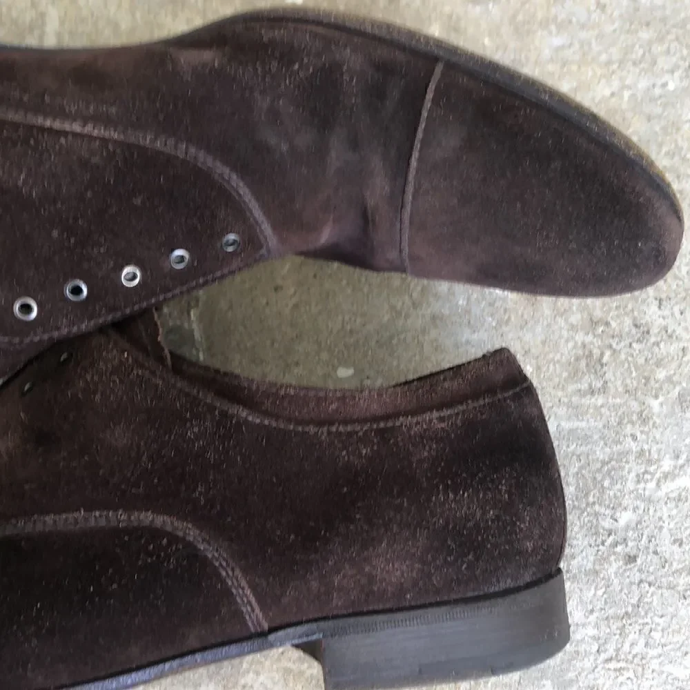Prada Suede Oxfords